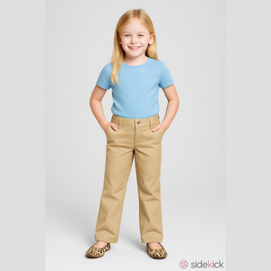 Cat & Jack Tan School Pants Girls Size 10 Plus